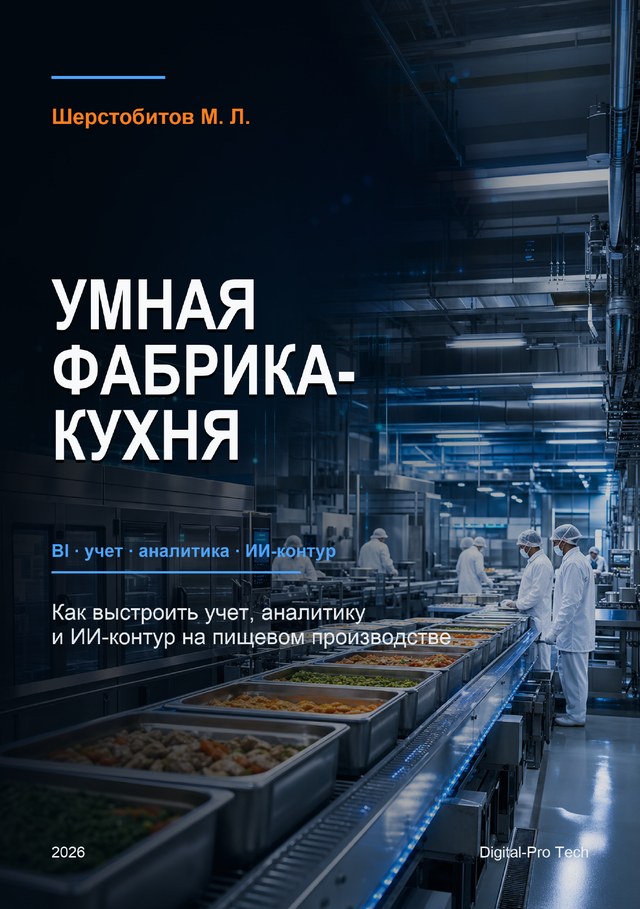 Обложка книги «Умная фабрика-кухня»